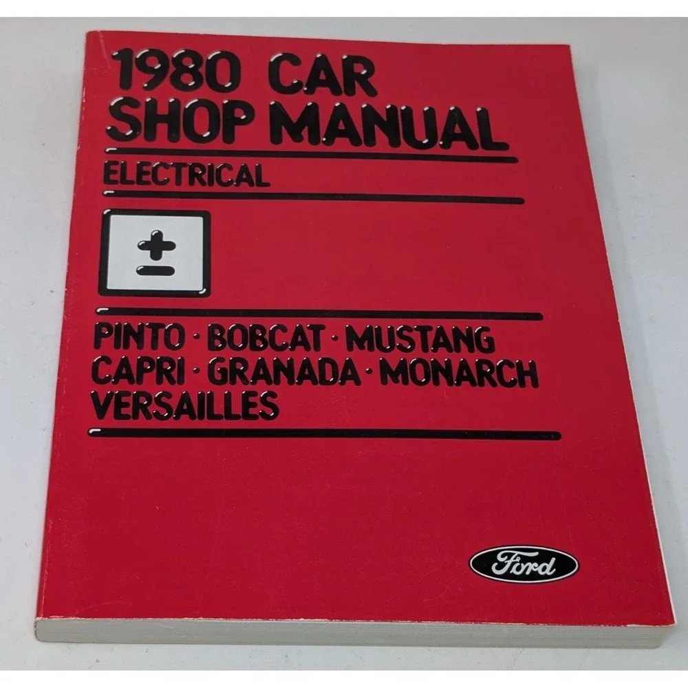 1980 Ford Car Shop Repair Manual‎ Electrical Mustang Capri Pinto OEM Original